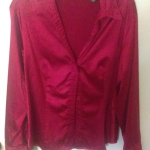 New york & Co Red blouse